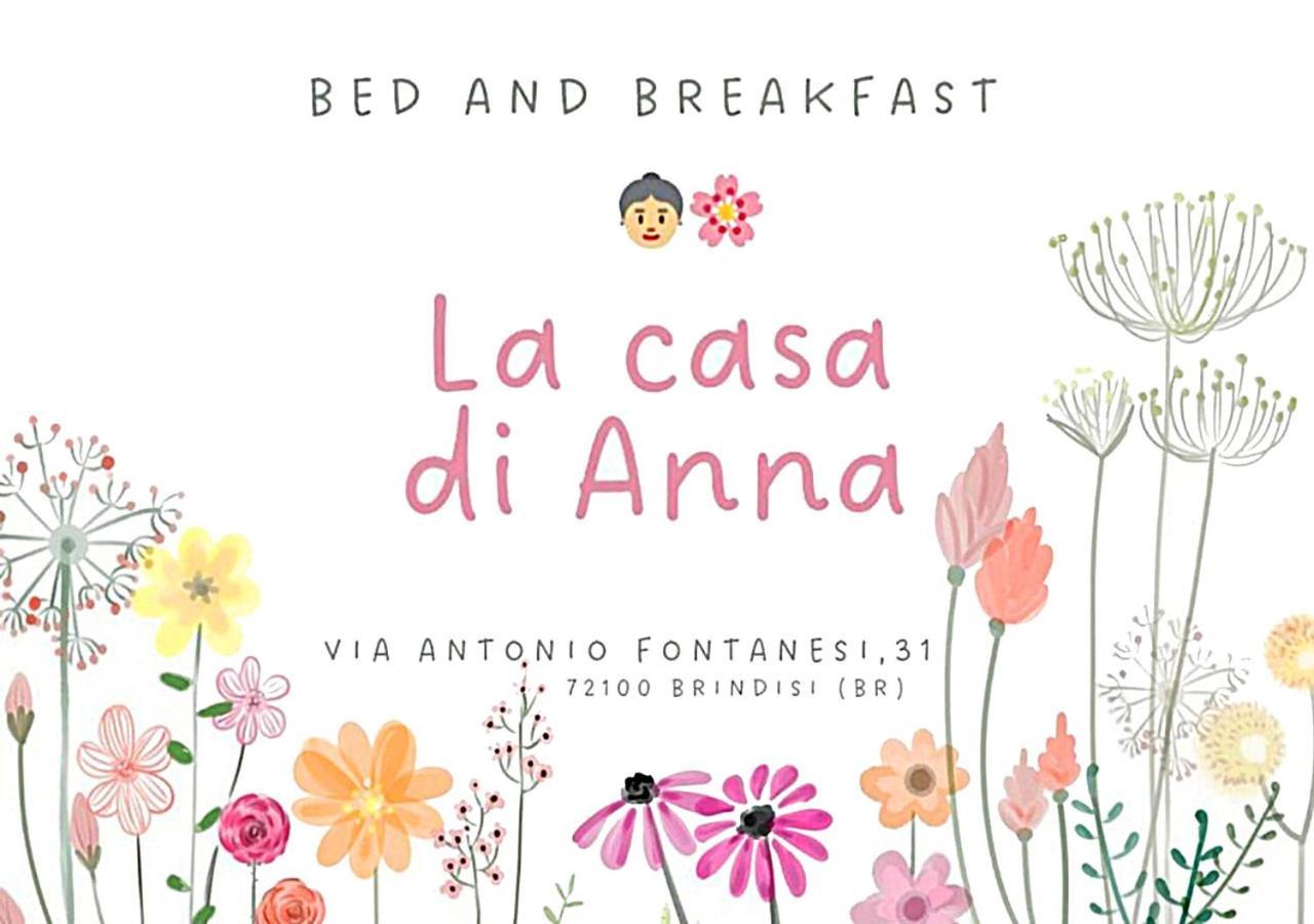 La Casa Di Anna Leilighet Brindisi Eksteriør bilde